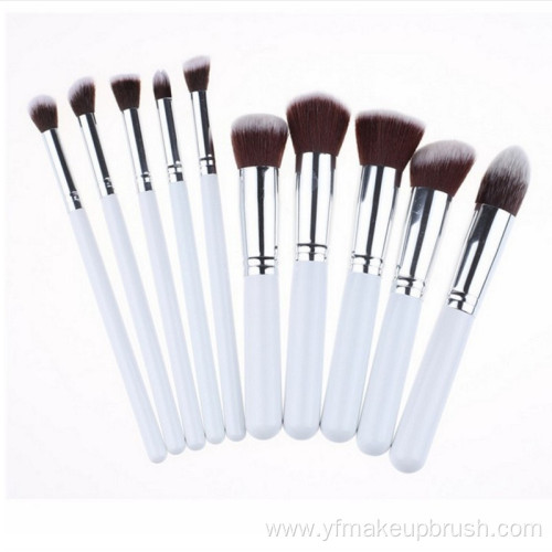 10PCS Powder Foundation Eye shadow brush